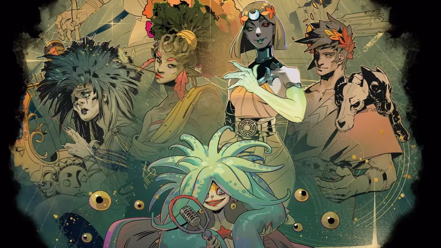 Illustration of videogame characters.